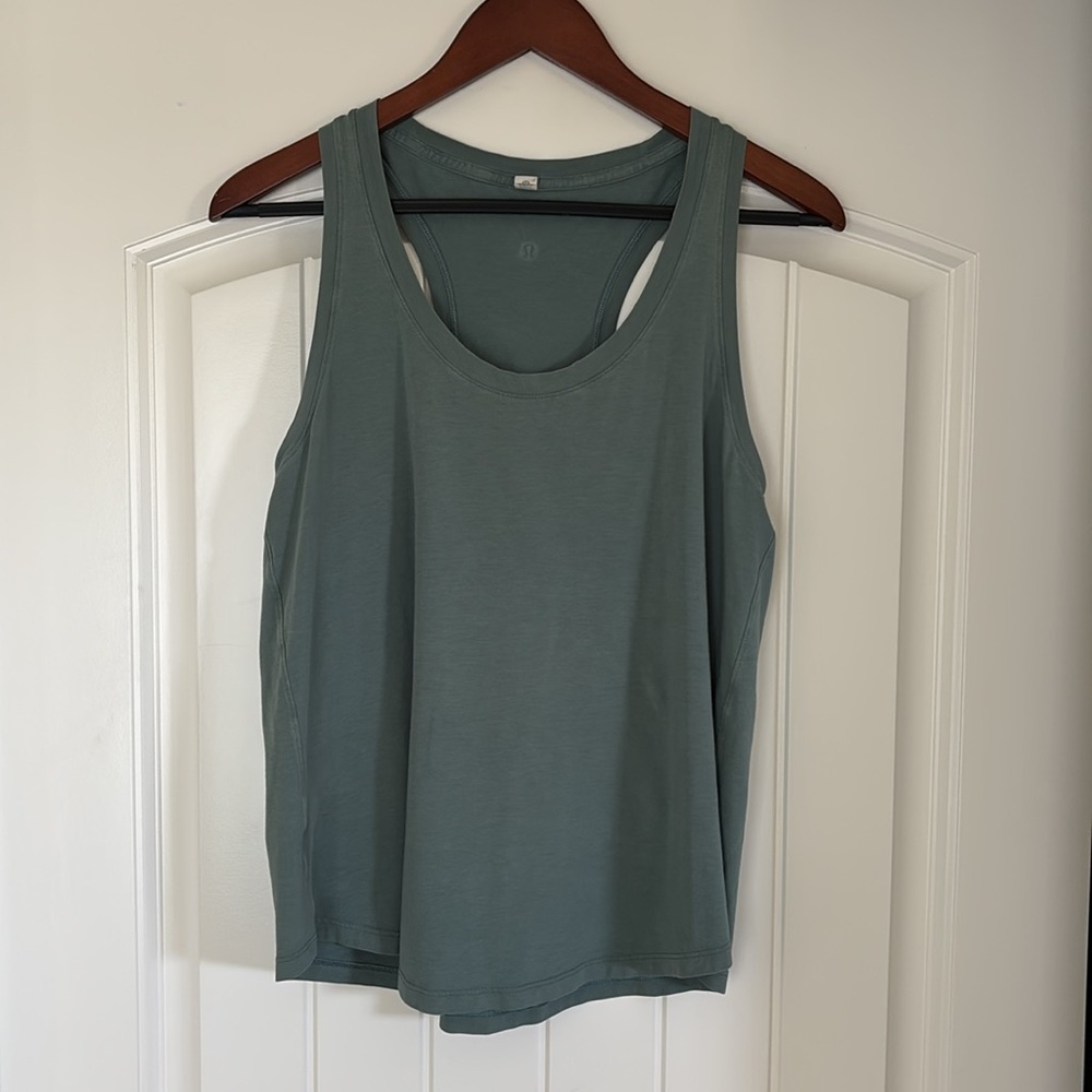 Lululemon Seafoam Green‎ Workout Gym  Tank Top Women’s Size 8
